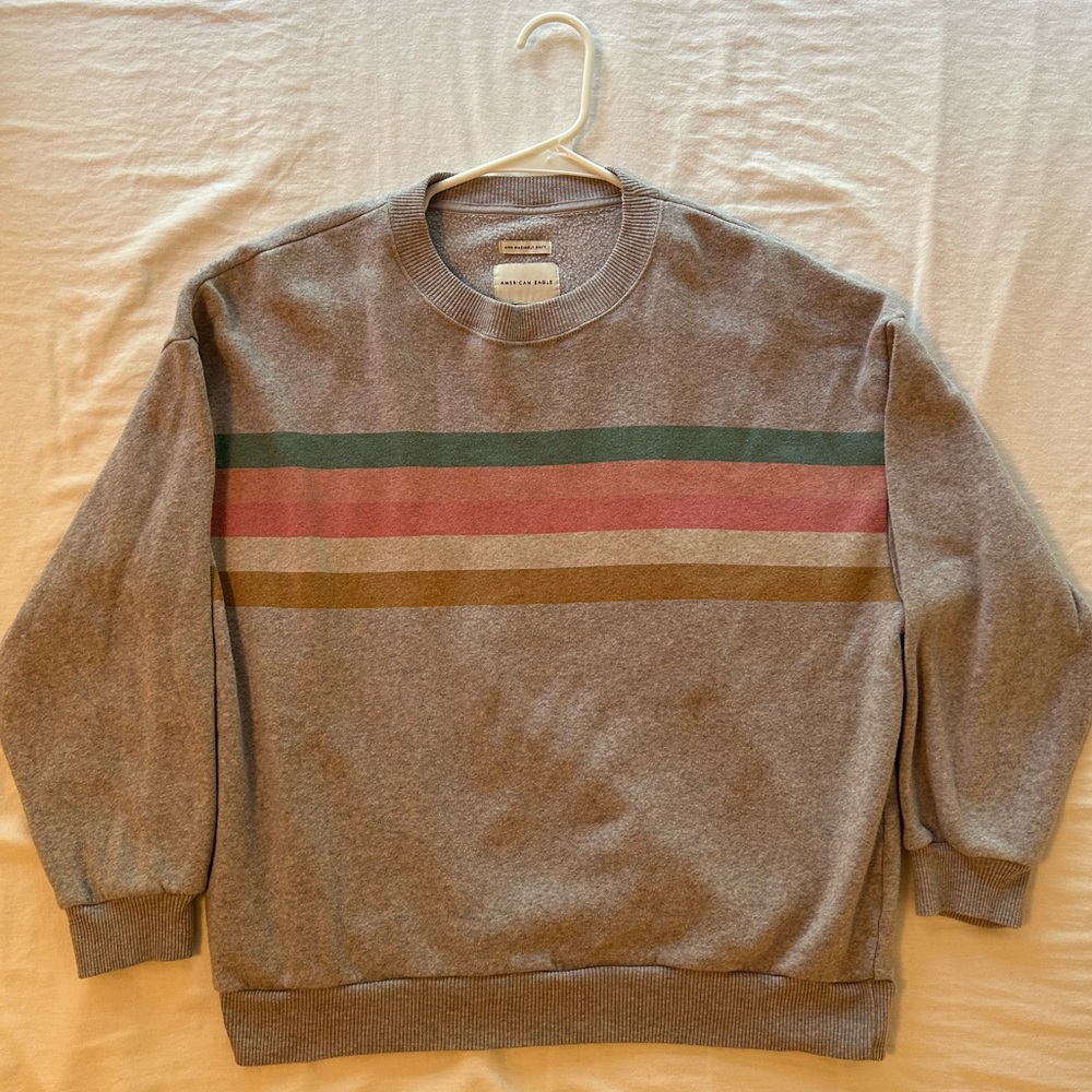 EUC AMERICAN EAGLE CROPPED CREWNECK SWEATSHIRT